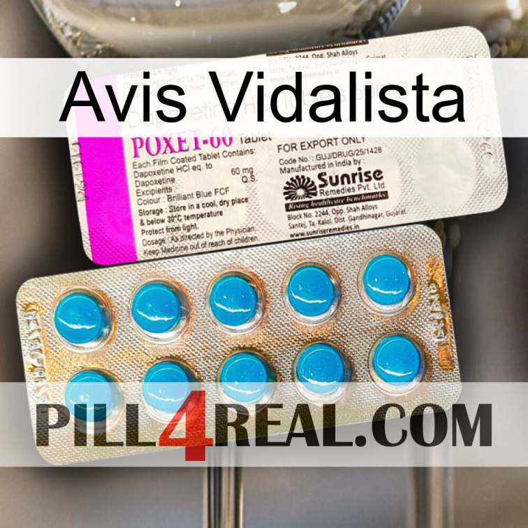 Vidalista Avis new07